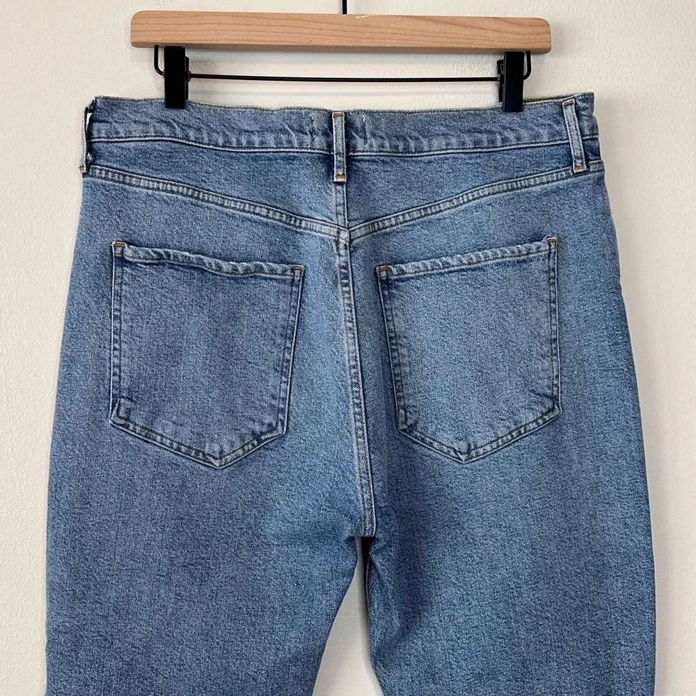 AGOLDE Riley High Rise Crop Distressed Jeans Size 32 - Picture 7 of 15